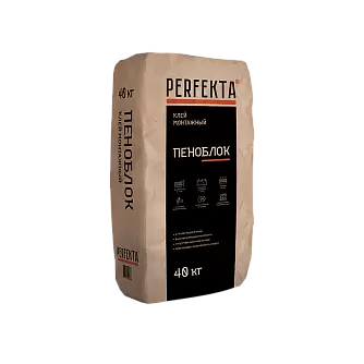 Клей для пеноблоков универсальный Perfekta Пеноблок, 40 кг в "Строй-Ресурсе"