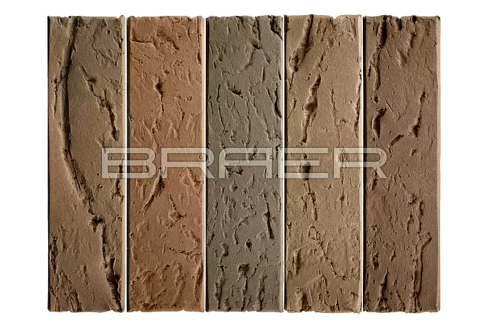 Кирпич лицевой BRAER М125 0,7НФ БРАЕР кладка кора дуба купить в "Строй-Ресурсе"