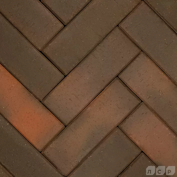 Клинкер тротуарный ЛСР 0,51НФ красный флэш "Ноттингем" лонг купить в "Строй-Ресурсе"