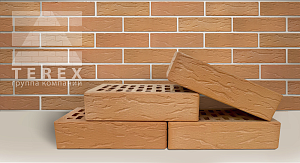 Кирпич лицевой TEREX М125 1,0НФ коралл рустика РАСПРОДАЖА купить в "Строй-Ресурсе"